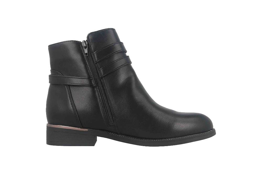 Fitters Footwear Sina Stiefeletten in Übergrößen Schwarz 2AA0211306 Black große Damenschuhe Zeitbegrenzte Promotion