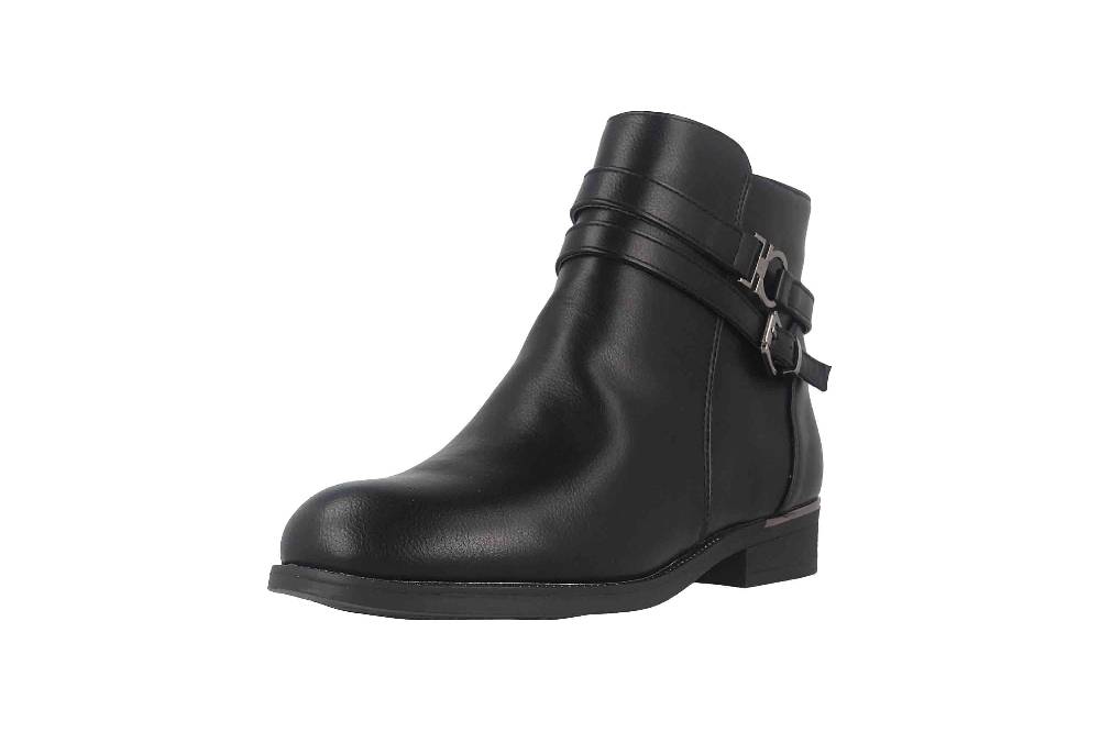 Fitters Footwear Sina Stiefeletten in Übergrößen Schwarz 2AA0211306 Black große Damenschuhe Zeitbegrenzte Promotion