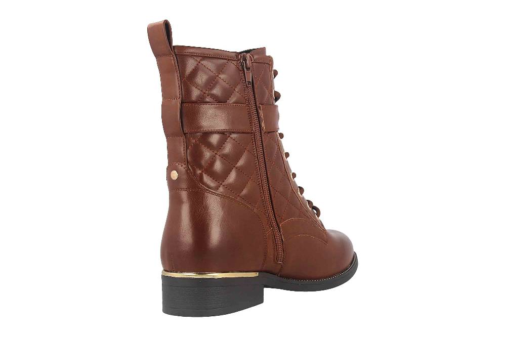 Fitters Footwear Kata Stiefeletten in Übergrößen Braun 2AA0210203 Cognac große Damenschuhe Bis zu 50% Rabatt