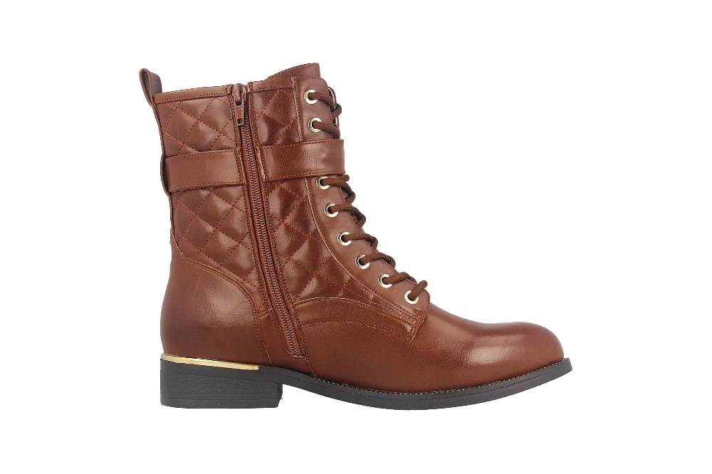 Fitters Footwear Kata Stiefeletten in Übergrößen Braun 2AA0210203 Cognac große Damenschuhe Bis zu 50% Rabatt