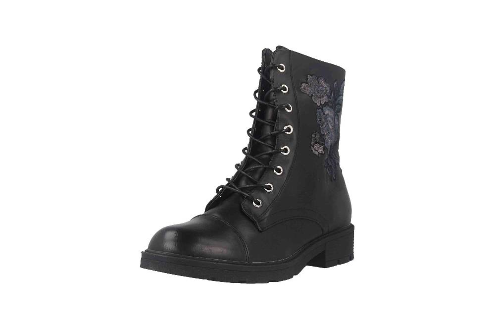 Fitters Footwear Stiefeletten in Übergrößen Schwarz 2239215 Tamara Black große Damenschuhe Sonderangebot der Fabrik