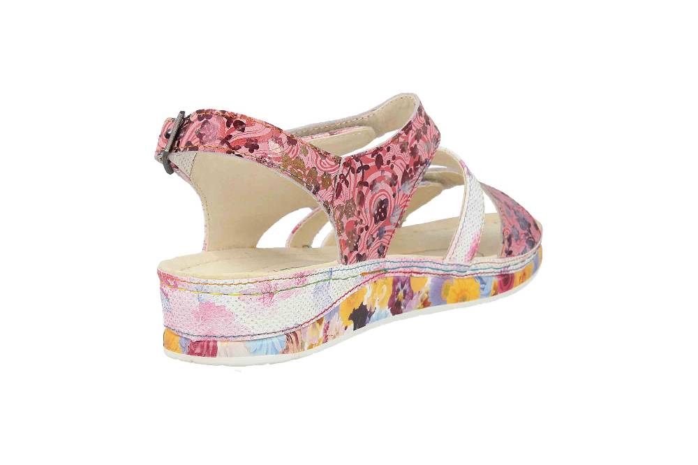 Laura Vita Sandalen in Übergrößen Mehrfarbig BRCUELO 06 Cerise große Damenschuhe Vierteljährliche Förderung
