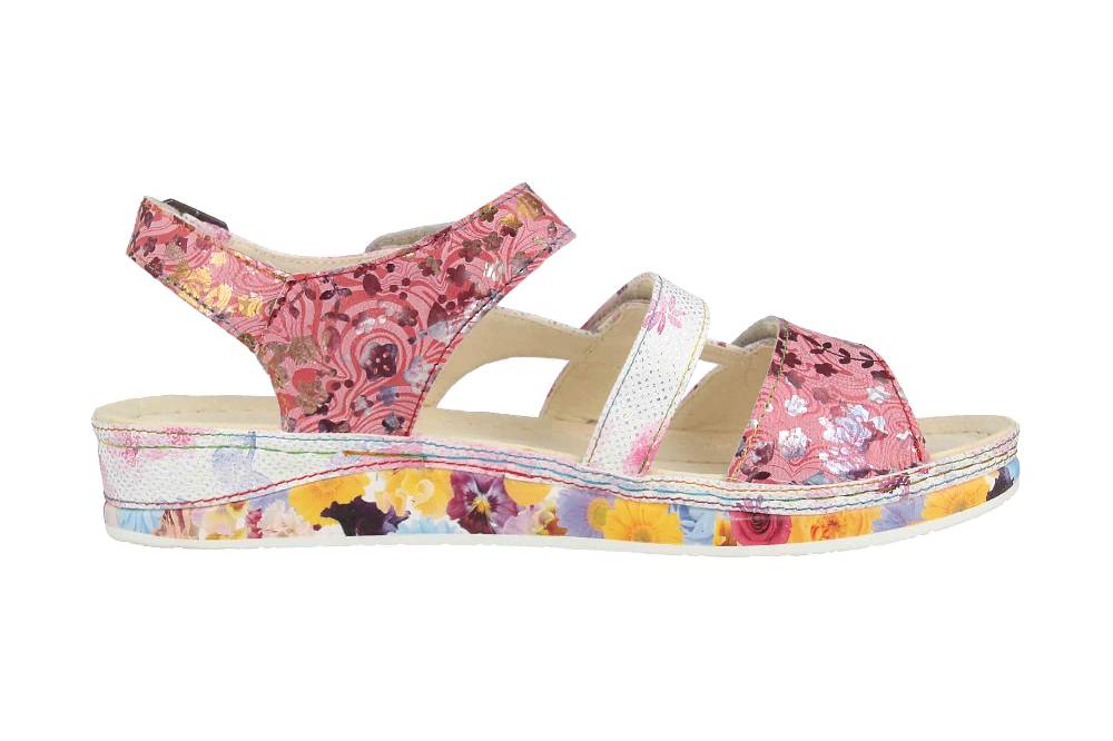 Laura Vita Sandalen in Übergrößen Mehrfarbig BRCUELO 06 Cerise große Damenschuhe Vierteljährliche Förderung