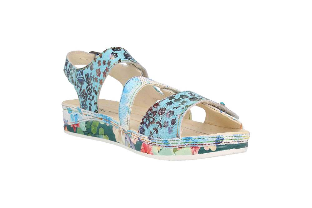 Laura Vita Sandalen in Übergrößen Mehrfarbig BRCUELO 06 Indigo große Damenschuhe Bis zu 55% Rabatt
