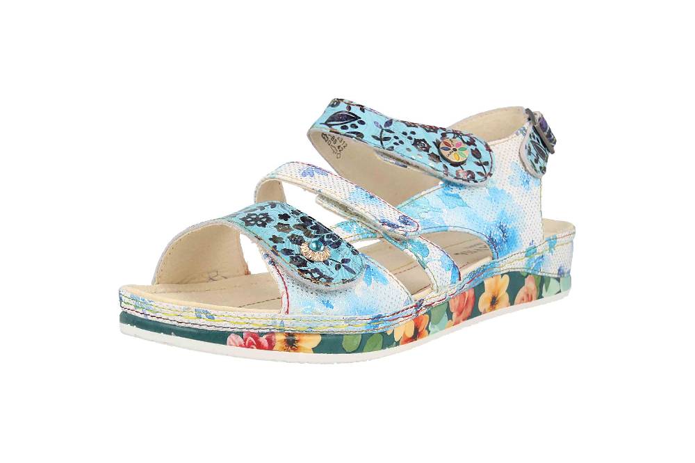 Laura Vita Sandalen in Übergrößen Mehrfarbig BRCUELO 06 Indigo große Damenschuhe Bis zu 55% Rabatt