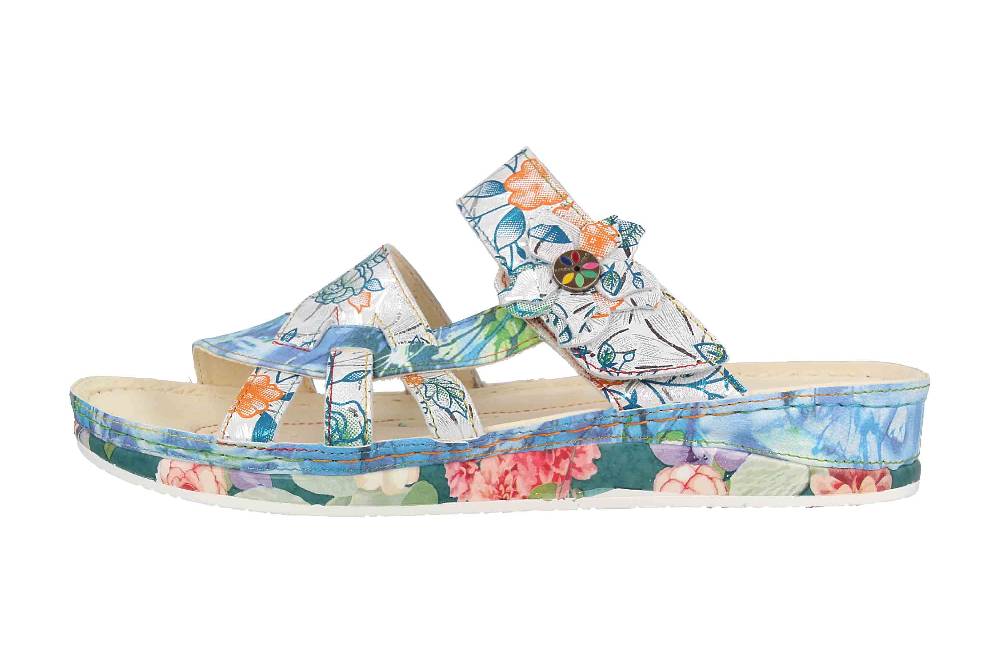 Laura Vita Pantoletten in Übergrößen Mehrfarbig BRUEL 05 Ciel große Damenschuhe Discount Store für neue Produkte