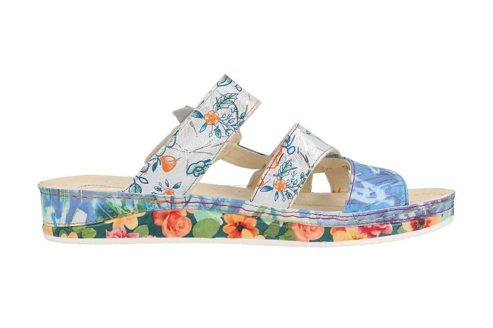 Laura Vita Pantoletten in Übergrößen Mehrfarbig BRUEL 05 Ciel große Damenschuhe Discount Store für neue Produkte