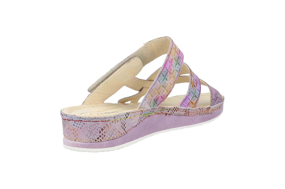 Laura Vita Pantoletten in Übergrößen Mehrfarbig BRUEL 05 Lilas große Damenschuhe Nur noch ein Tag übrig