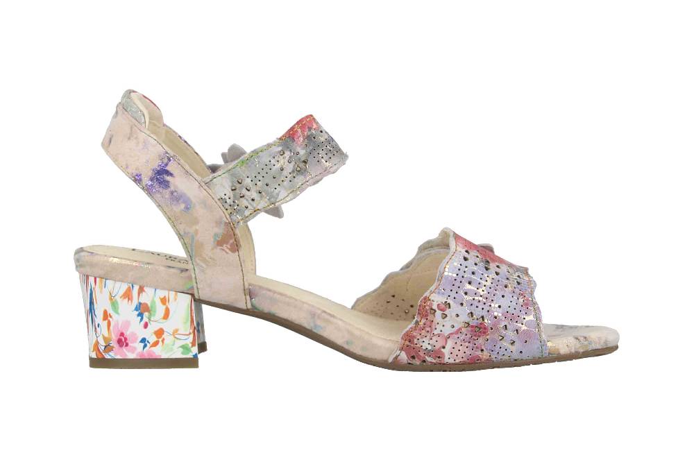 Laura Vita Sandaletten in Übergrößen Mehrfarbig HUCBIO 05 Gris große Damenschuhe Speichern exportieren