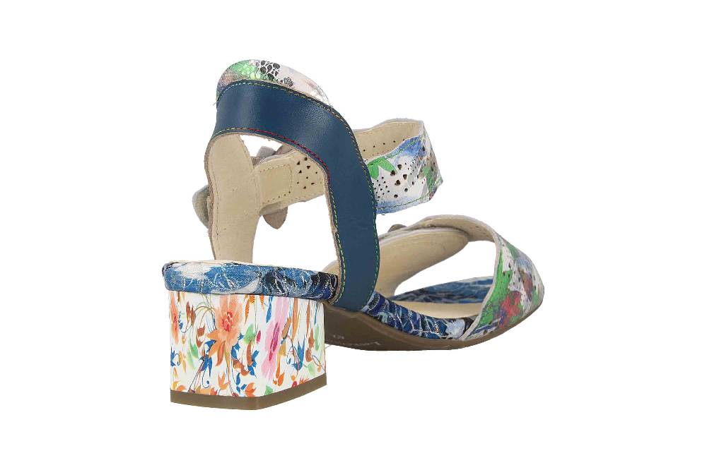 Laura Vita Sandaletten in Übergrößen Mehrfarbig HUCBIO 05 Bleu große Damenschuhe Im Verkauf