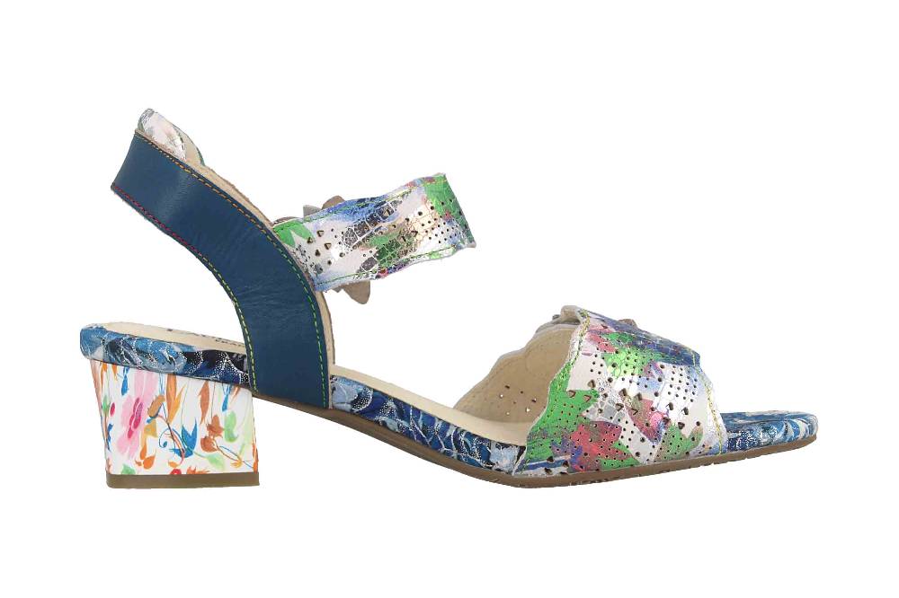 Laura Vita Sandaletten in Übergrößen Mehrfarbig HUCBIO 05 Bleu große Damenschuhe Im Verkauf