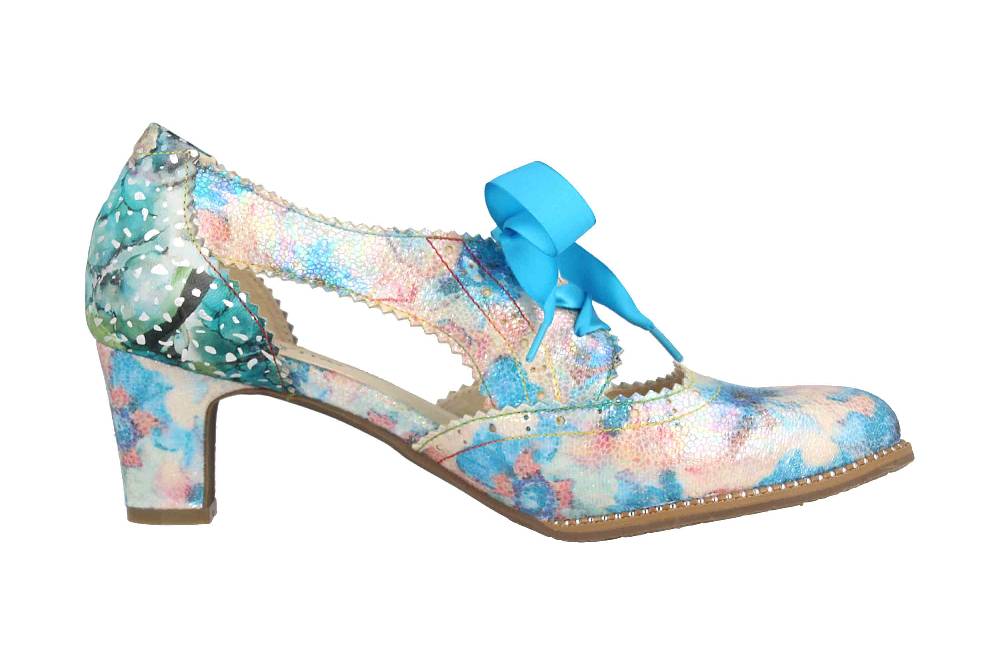 Laura Vita Pumps in Übergrößen Mehrfarbig ELCODIEO 0422 Indigo große Damenschuhe zollfrei