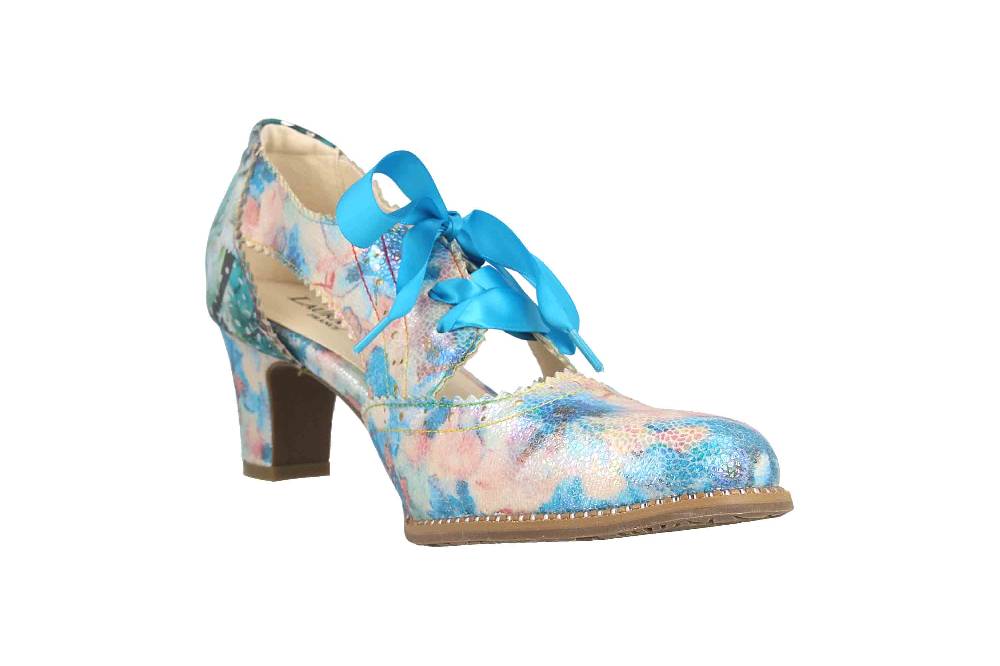 Laura Vita Pumps in Übergrößen Mehrfarbig ELCODIEO 0422 Indigo große Damenschuhe zollfrei