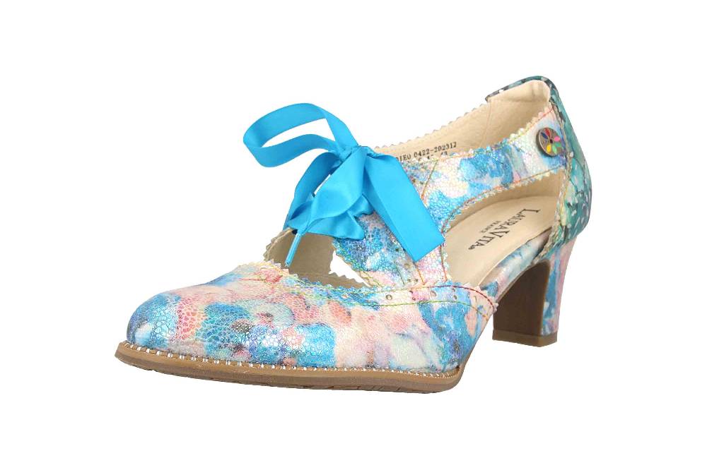 Laura Vita Pumps in Übergrößen Mehrfarbig ELCODIEO 0422 Indigo große Damenschuhe zollfrei