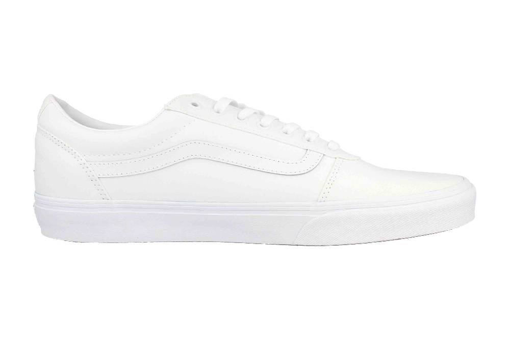VANS MN Ward CANVAS (Canvas) white/white Sneaker in Übergrößen Weiß VN0A38DM7HN1 große Herrenschuhe Online