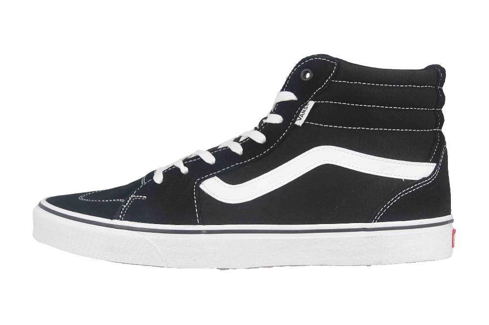 VANS MN Filmore Hi (Suede/Canvas) black/white Sneaker in Übergrößen Schwarz VN0A5HZLIJU1 große Herrenschuhe Auslauf