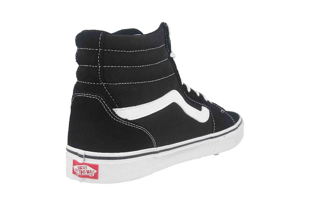 VANS MN Filmore Hi (Suede/Canvas) black/white Sneaker in Übergrößen Schwarz VN0A5HZLIJU1 große Herrenschuhe Auslauf