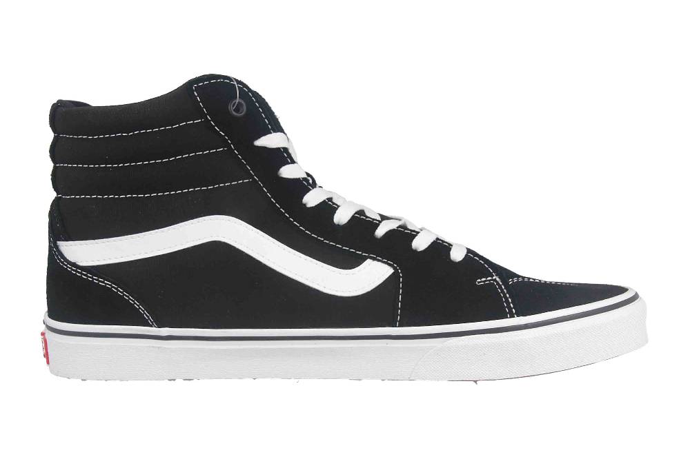 VANS MN Filmore Hi (Suede/Canvas) black/white Sneaker in Übergrößen Schwarz VN0A5HZLIJU1 große Herrenschuhe Auslauf