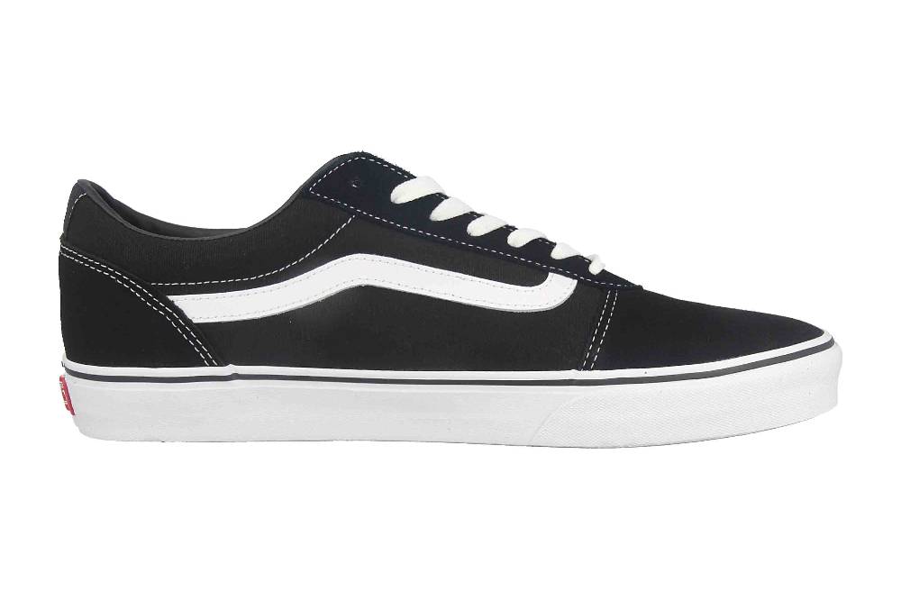 VANS MN WARD (Suede Canvas) Sneaker in Übergrößen Schwarz VN0A36EMC4R1 große Herrenschuhe Schlussverkauf
