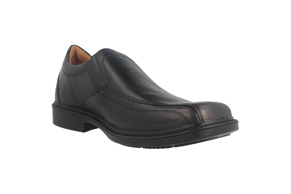Jomos Slipper in Übergrößen Schwarz 204201 23 000 große Herrenschuhe Fabrikverkauf