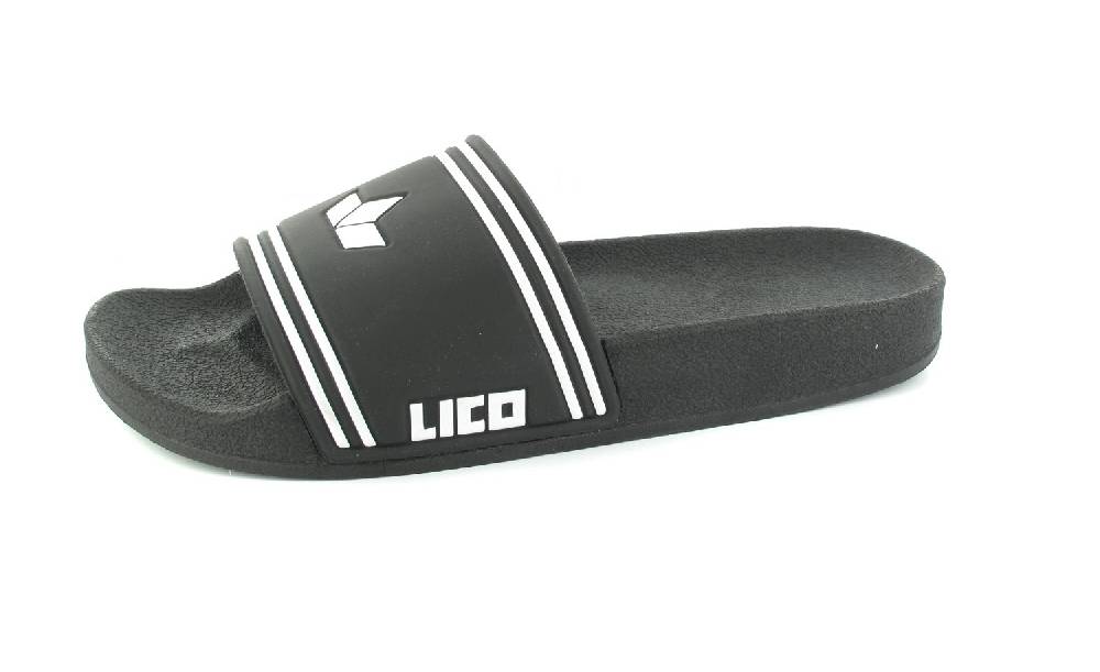 Lico Badesandalen in Übergrößen Schwarz 430009 / 430011 große Herrenschuhe Bis zu 55% Rabatt