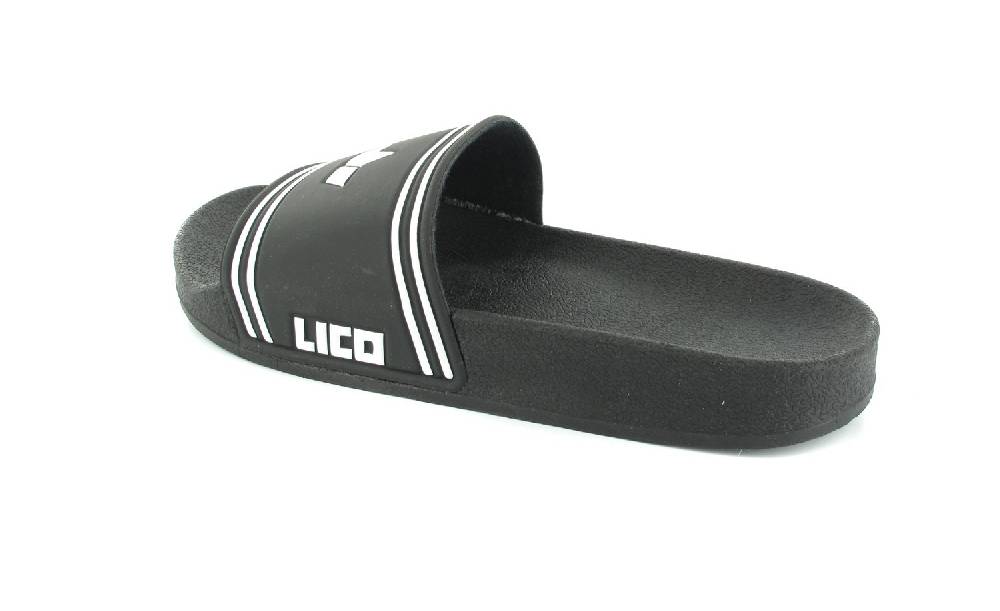 Lico Badesandalen in Übergrößen Schwarz 430009 / 430011 große Herrenschuhe Bis zu 55% Rabatt