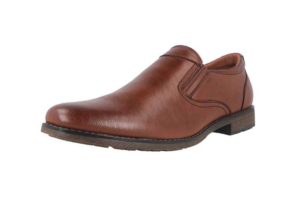 Mavins Slipper in Übergrößen Braun 3HH0181801 3300 Cognac PU große Herrenschuhe Discount Store für neue Produkte