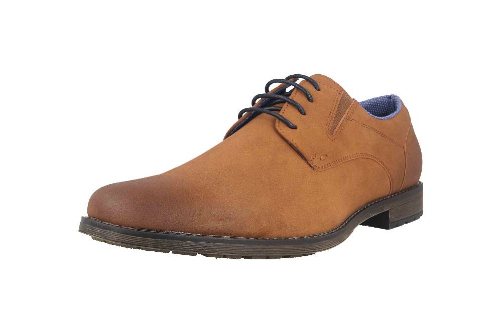 Mavins Halbschuhe in Übergrößen Beige 3HH0180302 3800 Sand PU Nubuck große Herrenschuhe Riesige Rabatte