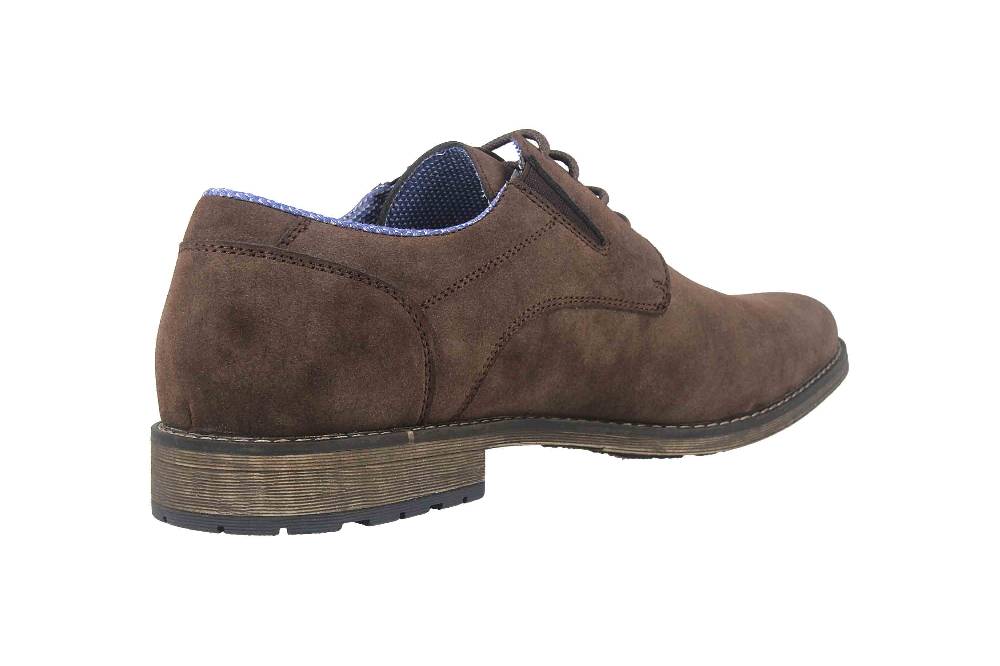 Mavins Halbschuhe in Übergrößen Braun 3HH0180302 3500 D.Brown PU Nubuck große Herrenschuhe 50% Rabatt mit kostenlosem Versand