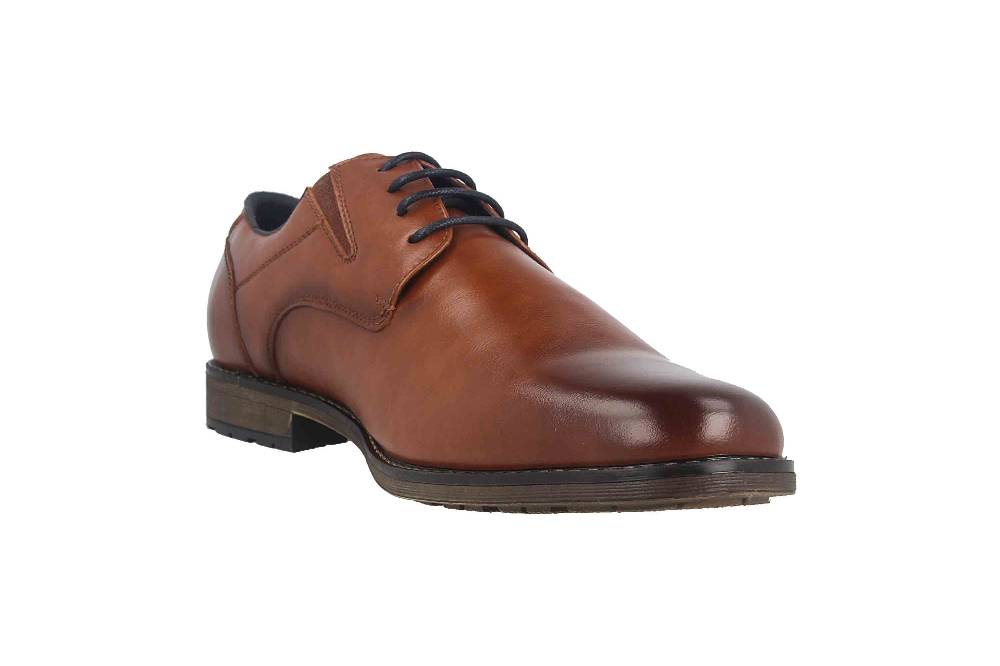 Mavins Halbschuhe in Übergrößen Braun 3HH0180301 3300 Cognac PU große Herrenschuhe Kostenloser Versand international