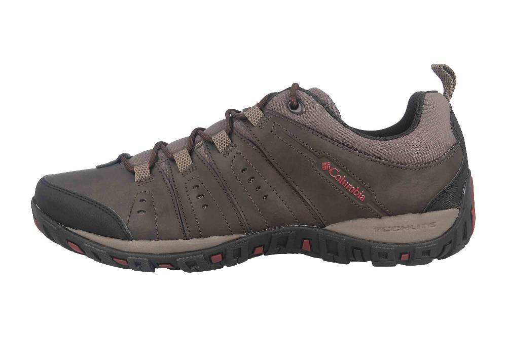 Columbia WOODBURN™ II Trekkingschuhe in Übergrößen Braun BM 3923-231 große Herrenschuhe im Angebot