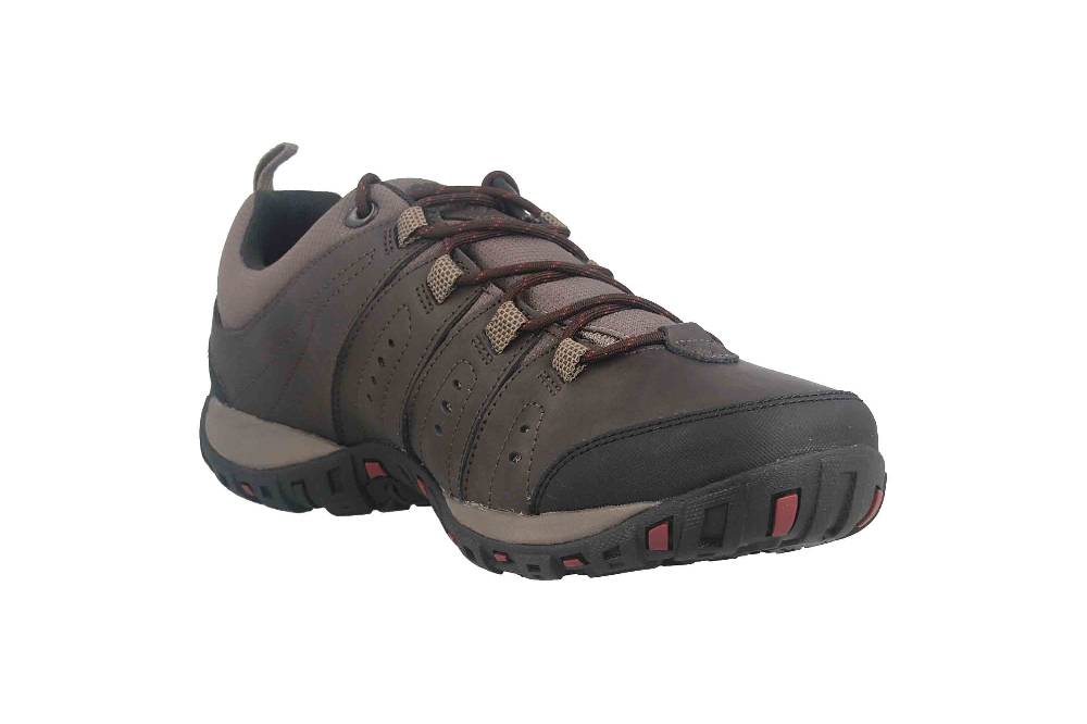 Columbia WOODBURN™ II Trekkingschuhe in Übergrößen Braun BM 3923-231 große Herrenschuhe im Angebot