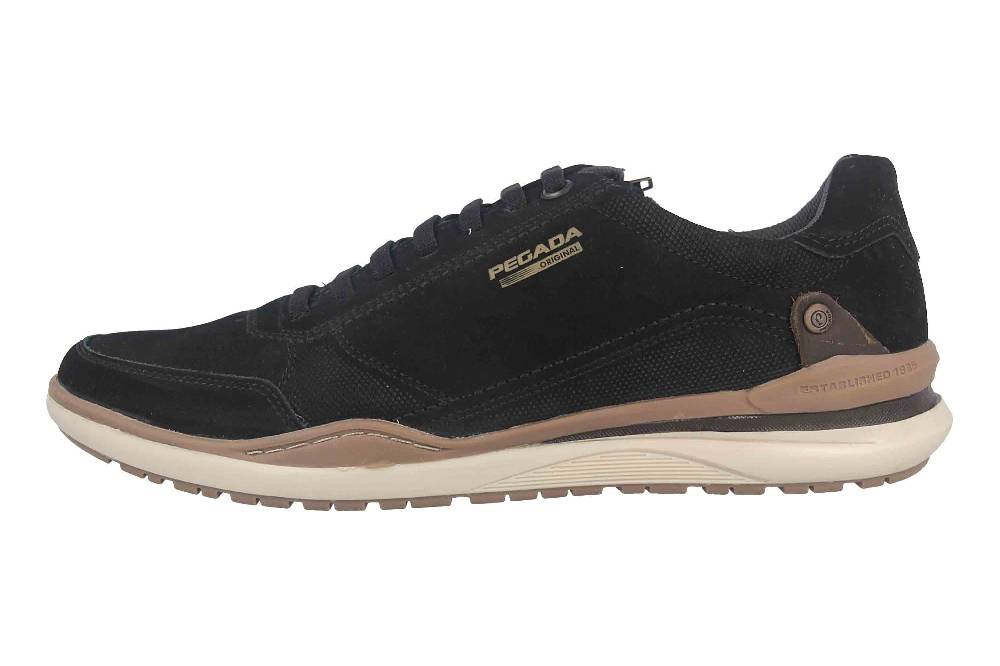 Pegada Sneaker in Übergrößen Schwarz 119106-08/519106-08 große Herrenschuhe Fabrikverkauf