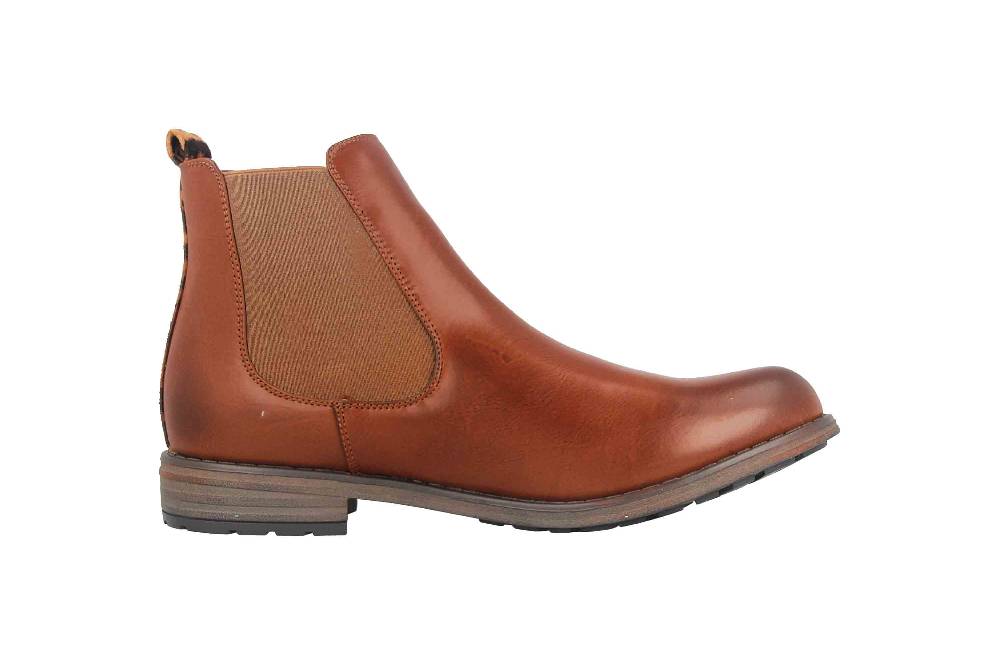 Fitters Footwear Lucia Stiefeletten in Übergrößen Braun 2252325 Brandy große Damenschuhe Fabrik Onlineshop
