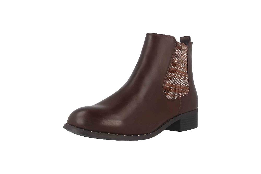 Fitters Footwear Sabine Stiefeletten in Übergrößen Braun 2239217 Brown große Damenschuhe Sonderangebot