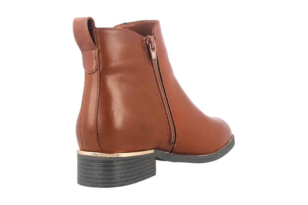 Fitters Footwear Stiefeletten in Übergrößen Braun 2232637 Paula Brandy große Damenschuhe Valentinstagsangebot
