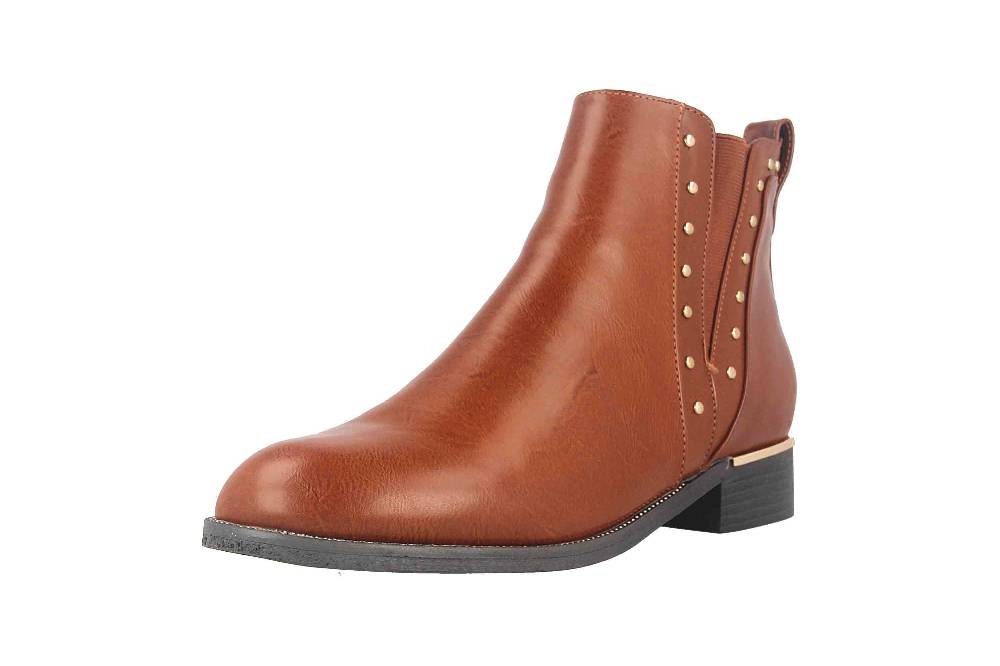 Fitters Footwear Stiefeletten in Übergrößen Braun 2232637 Paula Brandy große Damenschuhe Valentinstagsangebot