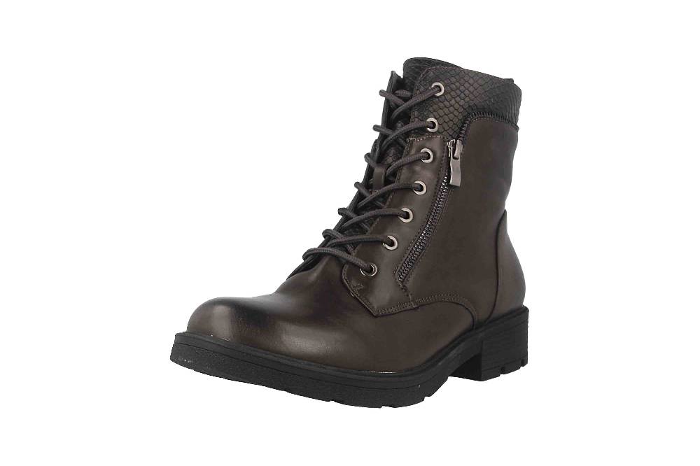 Fitters Footwear Stiefeletten in Übergrößen Grau 2237233 Perunscha grey große Damenschuhe Online Outlet