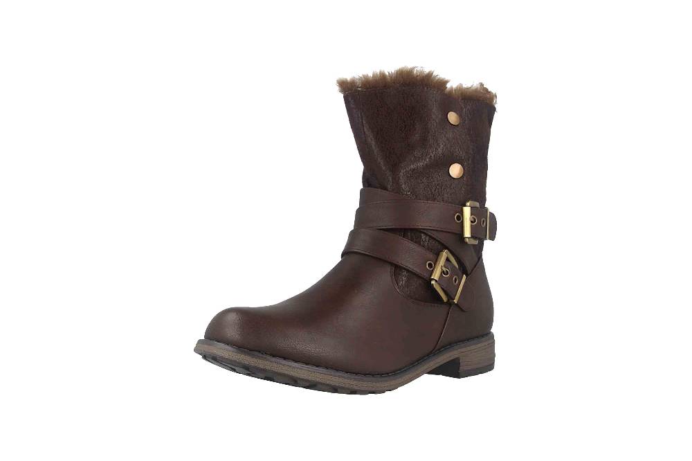 Fitters Footwear Kata Stiefeletten in Übergrößen Braun 2AA0210203 Cognac große Damenschuhe Zeitlich begrenztes Angebot