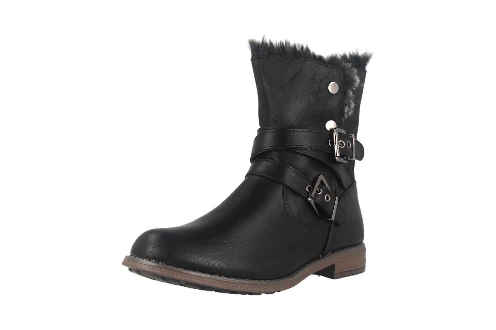 Fitters Footwear Stiefeletten in Übergrößen Schwarz 2374202 Nicole Black große Damenschuhe Exklusive Angebote