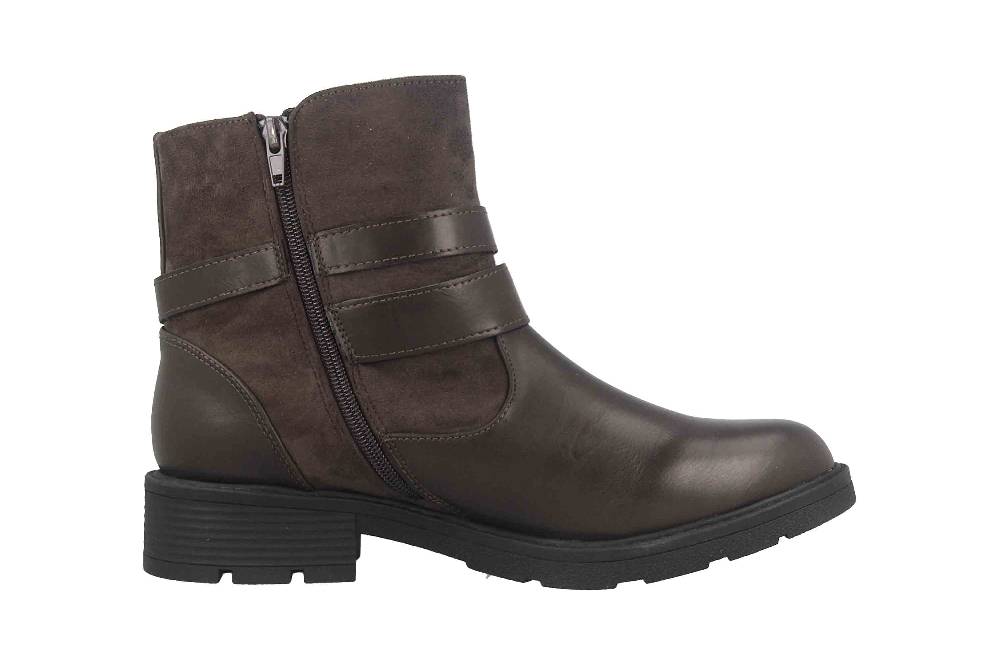 Fitters Footwear Stiefeletten in Übergrößen Grau 2237218 Laia Grey große Damenschuhe Große Rabatte