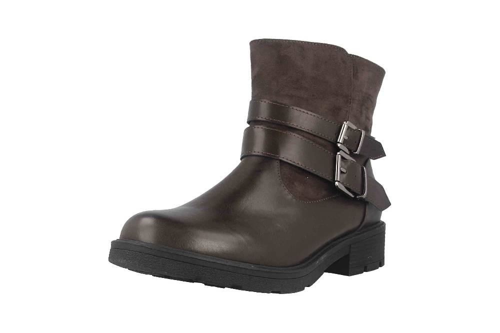 Fitters Footwear Stiefeletten in Übergrößen Grau 2237218 Laia Grey große Damenschuhe Große Rabatte