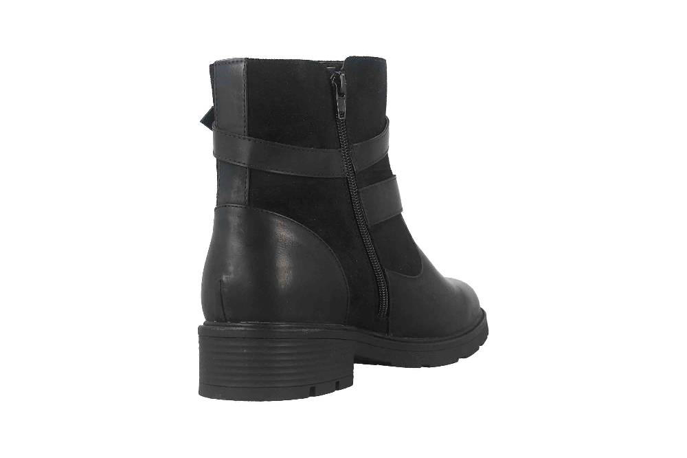 Fitters Footwear Stiefeletten in Übergrößen Schwarz 2237218 Laia Black große Damenschuhe Neuheiten