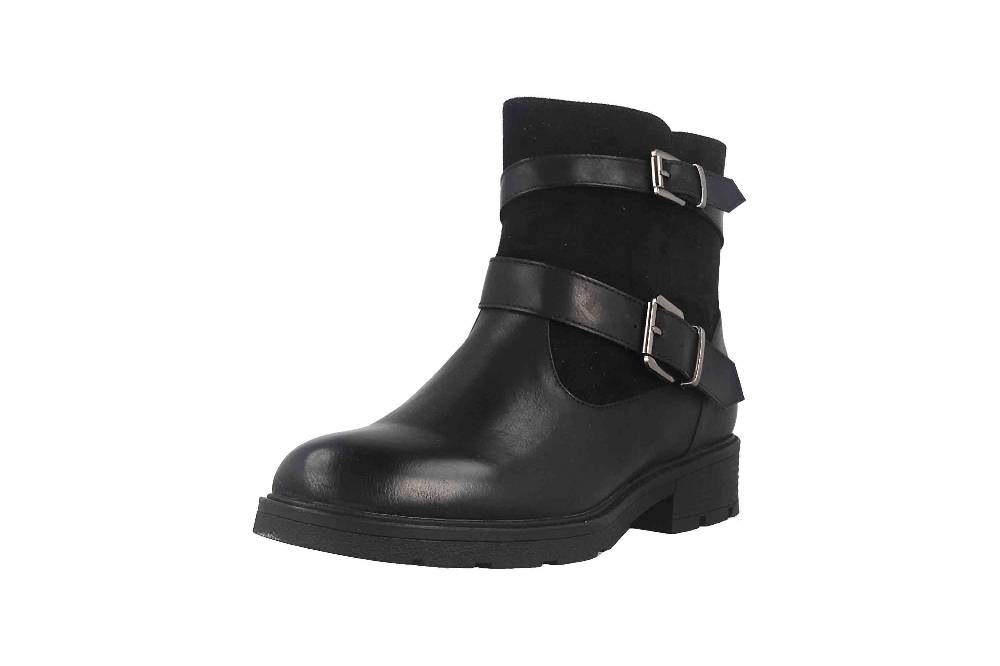 Fitters Footwear Stiefeletten in Übergrößen Schwarz 2237218 Laia Black große Damenschuhe Neuheiten