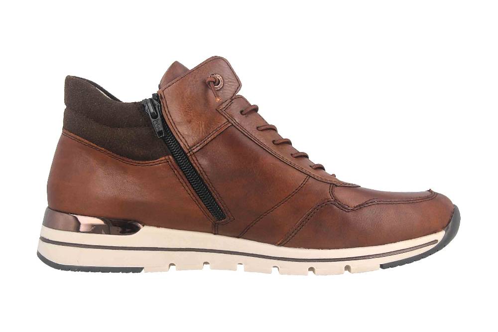 Remonte Sneaker in Übergrößen Braun R6771-22 große Damenschuhe Saisonale Angebote