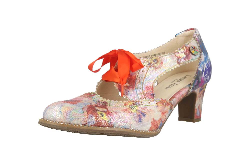 Laura Vita Pumps in Übergrößen Mehrfarbig ELCODIEO 0422 Corail große Damenschuhe Super Sparpreis