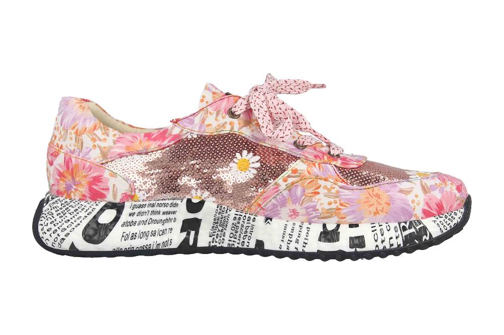 Laura Vita Sneaker in Übergrößen Mehrfarbig BURTON 05 Fraise große Damenschuhe Letzter Tag