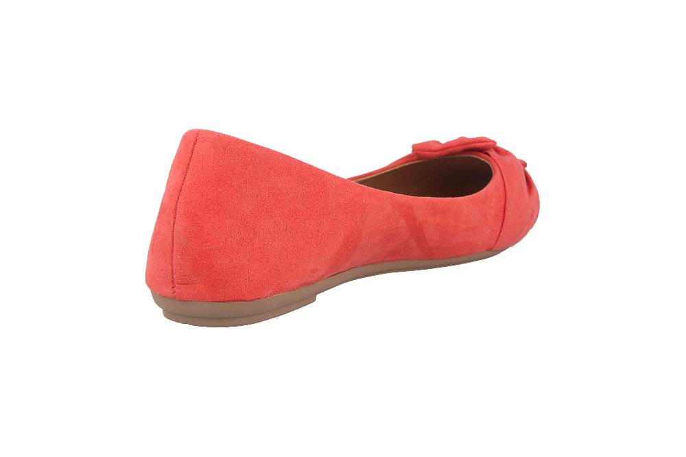 Fitters Footwear Maike Ballerinas in Übergrößen Rot 2.589641 Coral große Damenschuhe Nur noch ein Tag übrig