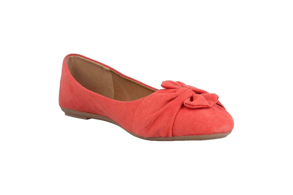 Fitters Footwear Maike Ballerinas in Übergrößen Rot 2.589641 Coral große Damenschuhe Nur noch ein Tag übrig