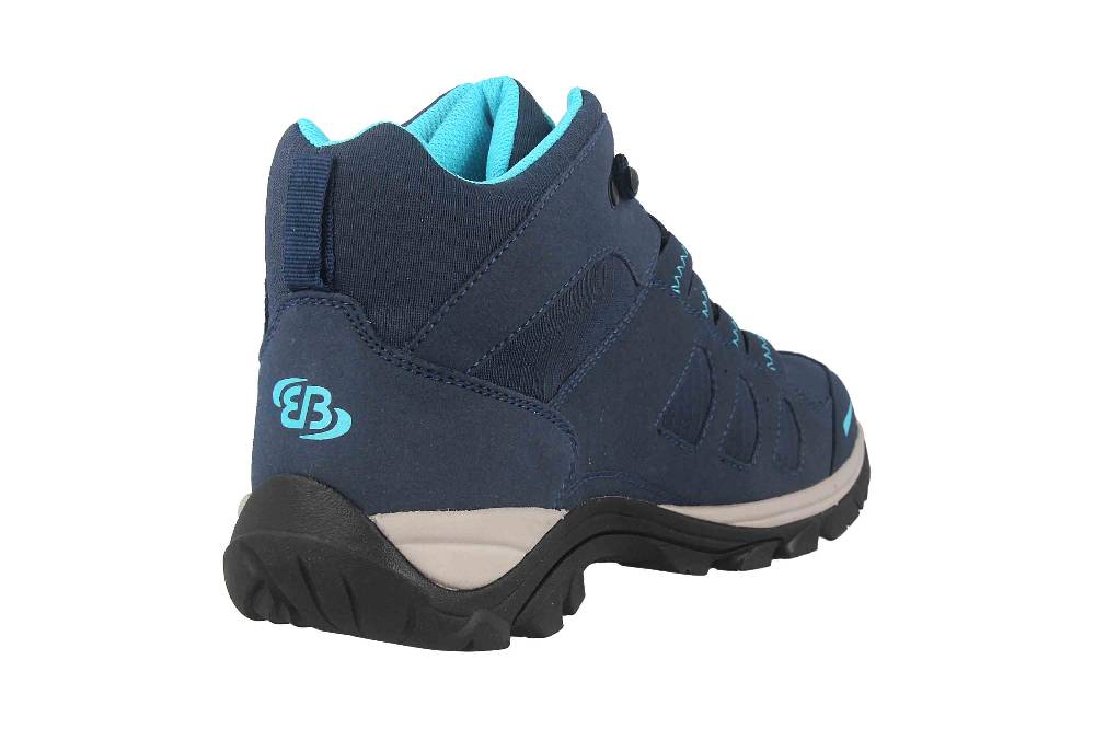 Brütting Mount Frakes High Trekkingschuhe in Übergrößen Blau 221260 große Damenschuhe Super Rabatt